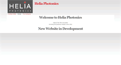 Desktop Screenshot of helia-photonics.com