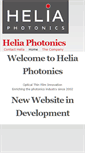 Mobile Screenshot of helia-photonics.com