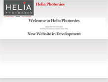 Tablet Screenshot of helia-photonics.com